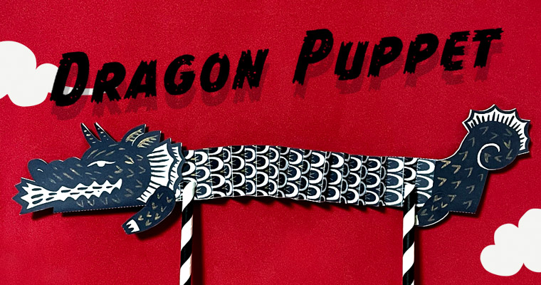 Dragon Puppet – Free Printable